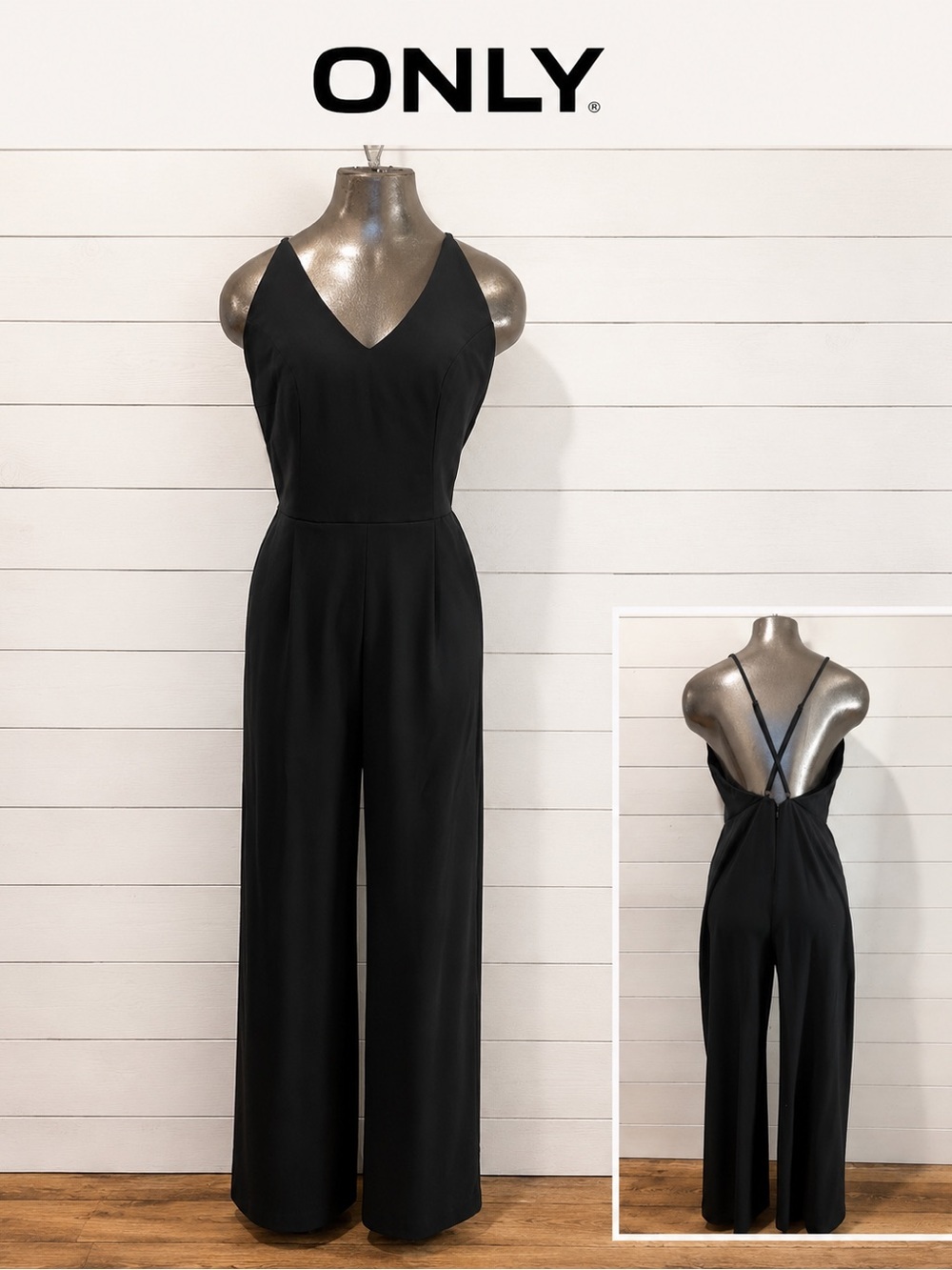 ONLY – Size M – Black Jumpsuit